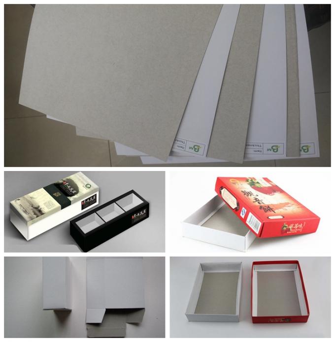 Good Stiffness 250gsm Coated Duplex Board Paper Grey Back For Gift Wrapping