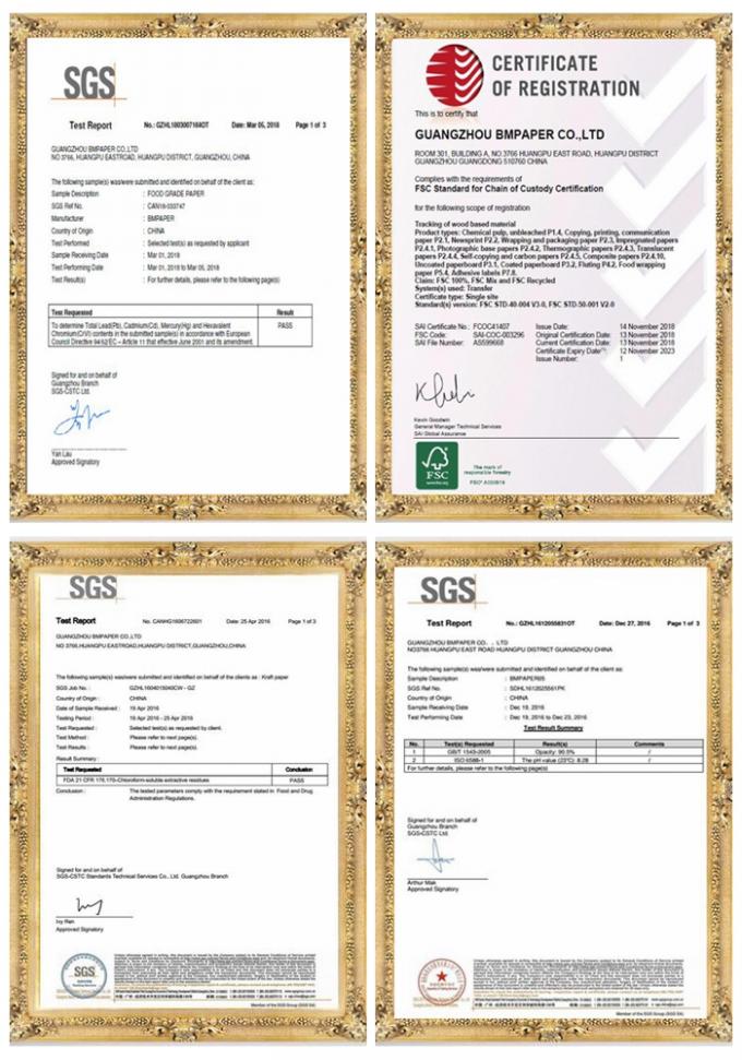 FCS SGS Uncoated And Great Whiteness Offset Printing Paper With 70gsm 80gsm 100gsm