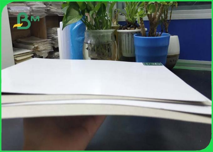 Giấy tráng đất sét Great Stiffiness Grey Back White Side Clay Coated Paper Offset Printing In Rolls