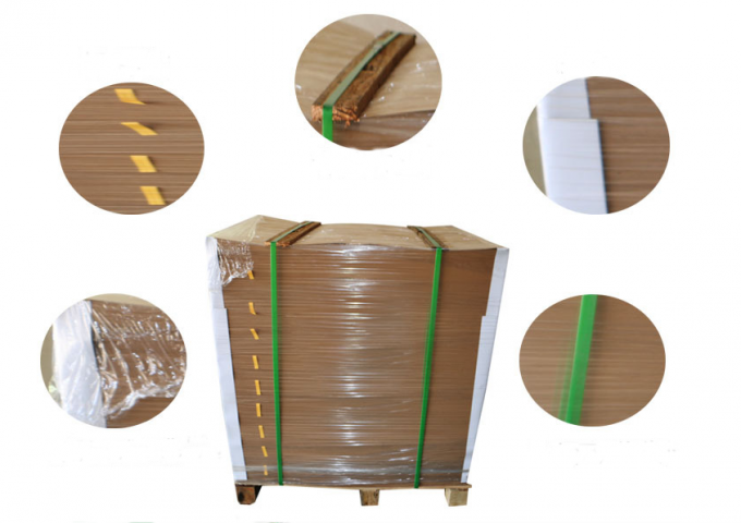 MG 30 / 35 / 40gsm green security  heatable PE coated kraft paper for packing