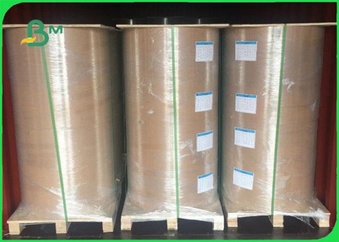 50gsm high bursting resistance wood pulp FDA brown kraft paper for paper bags