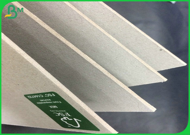 Tấm ván xám chống cong FSC được chứng nhận với 700GSM đến 1500GSM Anti- Curl FSC Certified Grey Chipboard With 700GSM TO 1500GSM