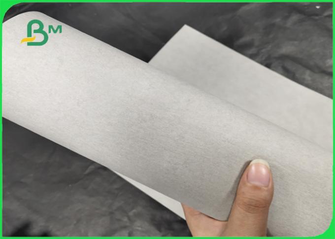 0.38mm White & Grey Washable Paper Sewable 100M / 110 Yards For DIY Bags