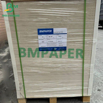 270g 325g Thẻ thực phẩm Kraft giấy bìa đơn hai mặt trắng Kraft hai màu