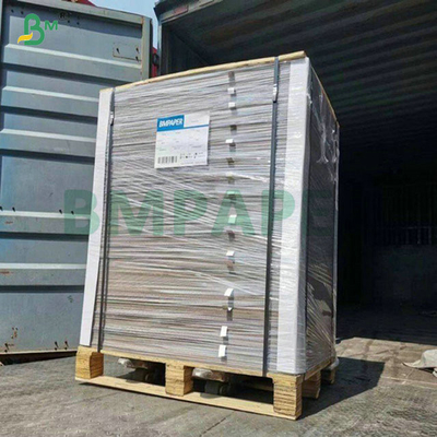 1.2mm 1.5mm 2 mặt bọc bìa giấy dán trắng cho hộp đóng gói mỹ phẩm 70x100cm