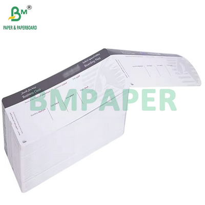 175g 18,8cm x 8,3cm Thermal Blank Boarding Pass Thuế bay rẻ tùy chỉnh