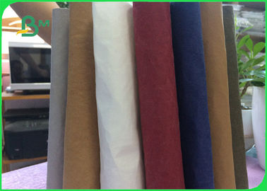 Tự nhiên có thể giặt không tráng kraft giấy vải 0.3mm - 0.8mm độ dày cho túi tote