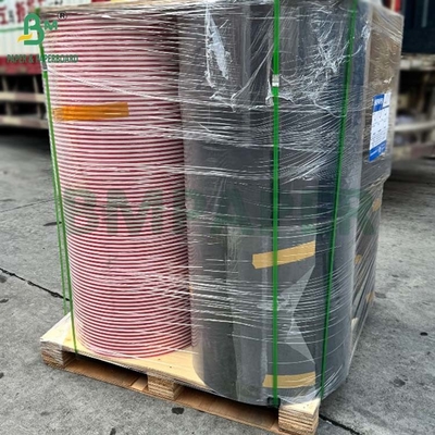 60g giấy rơm sọc đỏ tất cả màu đen giấy trên cuộn 600mm 620mm