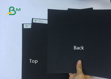 Cao cấp 250gsm 300gsm 350gsm độ dày tráng đen giấy cho hộp đóng gói