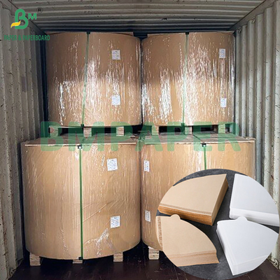 50gm 328mm 500mm Màu trắng và nâu giấy lọc cà phê giấy cuộn chất lượng thực phẩm