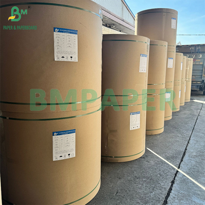 Giấy kraft màu trắng có sợi cao 80gm Ultra cao độ kéo dài để làm túi giấy bột