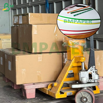 Giấy hút thực phẩm 60g 15mm X 3100mm cho ống hút đồ uống, nhiều mẫu khác nhau
