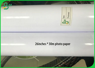 Giấy tráng 200G PE / In trên giấy cuộn màu nước bóng với 24 inch 36 inch