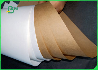 80gsm 90gsm FDA Bột giấy trắng / nâu Craft cuộn cho túi bột