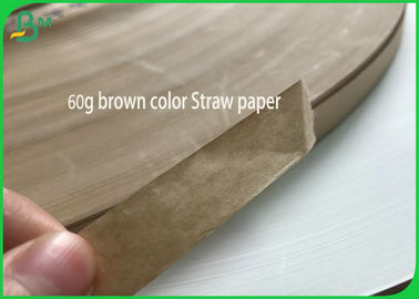 Cuộn vô hại đầy màu sắc 60G Giấy nâu tự nhiên Rạch giấy trắng