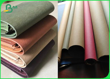 Vải giấy tự nhiên Cellulose Bột giấy Giấy đầy màu sắc 0,55mm