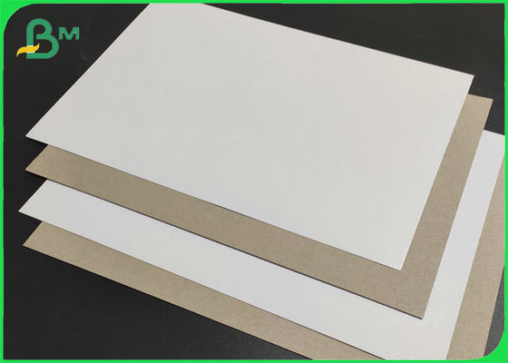Bột giấy tái chế 350gsm 450gsm Giấy hai mặt tráng trắng để làm hộp bao bì