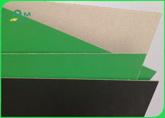 Bảng đóng sách 900gsm 1200gsm với 1 mặt cứng màu đen / xanh lá cây
