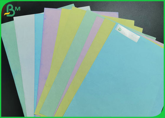 Nhiều màu từ 50gsm đến 55gsm Giấy máy photocopy không carbon tráng bao bì đóng gói