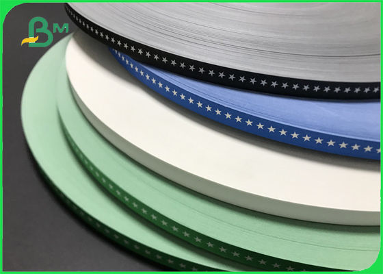 Giấy Kraft trắng 15mm xẻ rãnh 60gram 120gram Mg cho ống hút uống 6mm