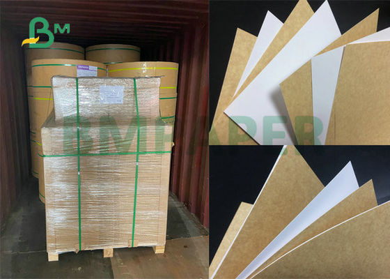 100% thực phẩm cấp 325gr 365gr Giấy Kraft tráng cuộn cho hộp gói thực phẩm in