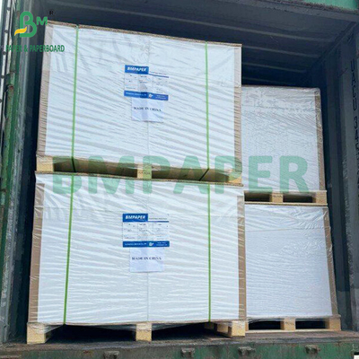 Bảng giấy nghệ thuật màu trắng cao 70g 80g C1S một mặt bóng cho in nhãn