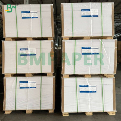 Một mặt hai mặt phủ màu trắng 120 180 micron giấy tổng hợp nhiệt cuộn