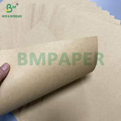 500mm Độ bền cao 70 90 GSM màu nâu giấy kraft tinh khiết cuộn gói