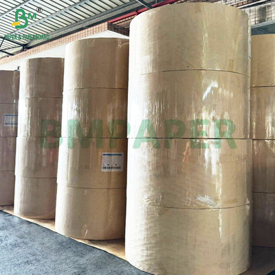 500mm Độ bền cao 70 90 GSM màu nâu giấy kraft tinh khiết cuộn gói