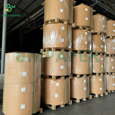 35gm 40gm Xã màu nâu Sandwich bao bì chống mỡ giấy cho giỏ thực phẩm 700mm