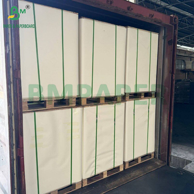 360gr 365gr White Face Kraft Reverse Food Grade Packaging Cardboard 31" 43"