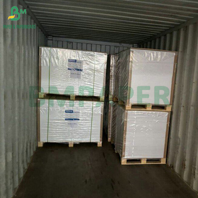 65gm 67gm C1S Độ bền ướt cao chai bia nhãn cơ sở giấy trắng