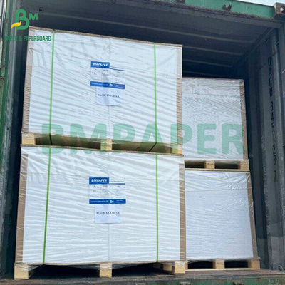 65gm 67gm C1S Độ bền ướt cao chai bia nhãn cơ sở giấy trắng