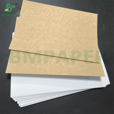 Thẻ thực phẩm CCKB Bảng giấy 270gm Một mặt phủ Kraftback