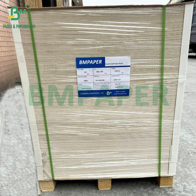 350gm CKB Bạch bề mặt màu nâu Kraft Backpaper cho hộp salad 25' x 38'