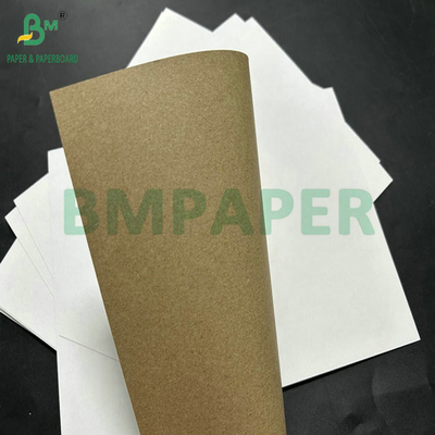 140 gram 170 gram giấy Kraft bìa phủ màu trắng để đóng gói quà tặng hộp 70 x 100cm