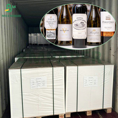 65gm 70gm chống nước Độ bền ướt C1S giấy dán nhãn cho chai bia