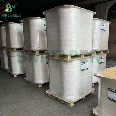24g 28g Bao bì rơm trắng Cuộn giấy 27mm Chiều rộng 6000m Chiều dài