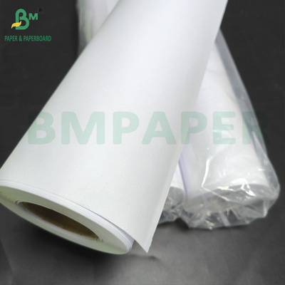 24lb phủ màu giấy Inkjet cuộn màu trắng sáng 24 &quot;x 150ft