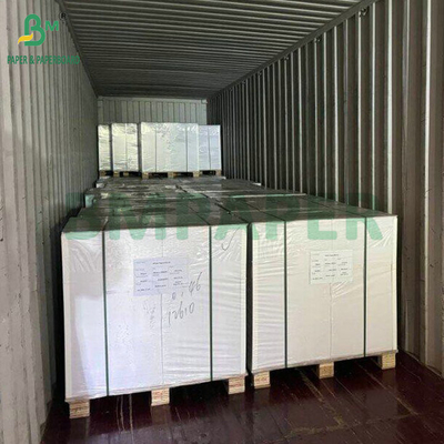 Giấy phủ nghệ thuật C1S màu trắng sáng cao 70grs 80grs Cho nhãn sản phẩm