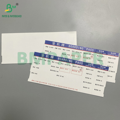175g Boarding Pass Thermic Cardboard trắng trắng 18,8cm X 8,3cm 500 tờ mỗi gói