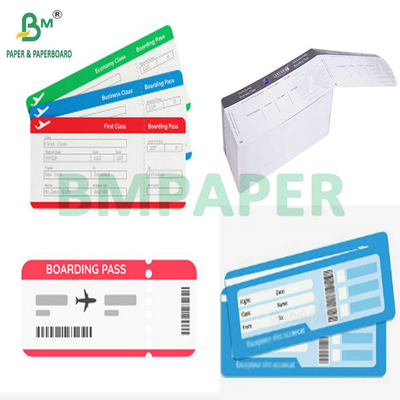 175g 18,8cm x 8,3cm Thermal Blank Boarding Pass Thuế bay rẻ tùy chỉnh