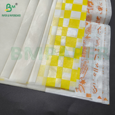 40 GSM White Waxed Paper Rolls Waxed on Both Sides Kháng dầu