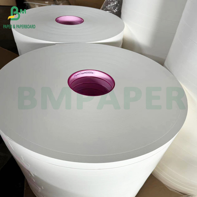 Bảng giấy nhựa 28gsm 32mm x 6000m Roll Màu trắng