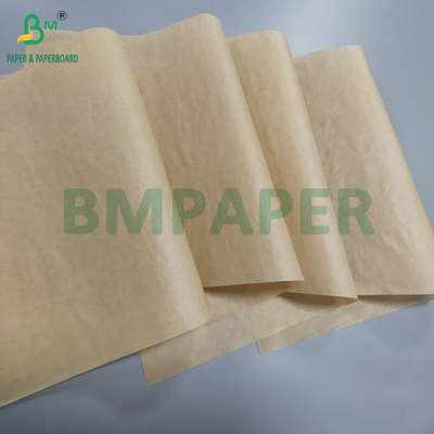40g 50g Không dính giấy nướng lò màu nâu cho máy nướng không khí Liner chống mỡ