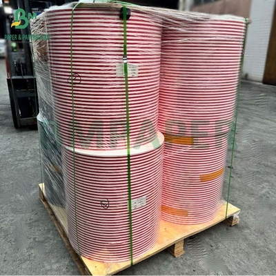 60g giấy rơm sọc đỏ tất cả màu đen giấy trên cuộn 600mm 620mm