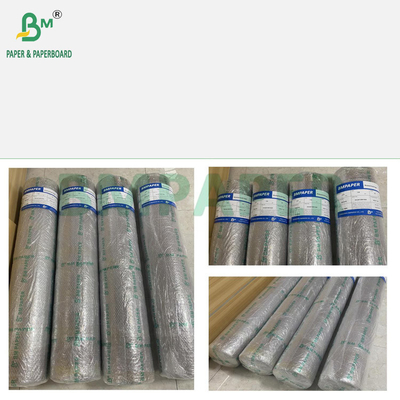 Nhãn hiệu Kraft có thể giặt có kết cấu P0.55mm 150cm X 100m 50maper Rolls For Jeans