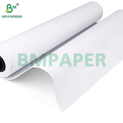 20# Bảng giấy liên kết trắng đơn giản cho máy in inkjet định dạng rộng 24 In x 150 Ft