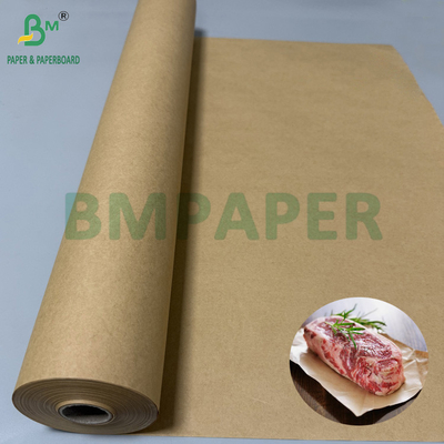 60gm 70gm loại thực phẩm màu nâu giấy Butcher Rolls 24 inch chiều rộng x 175ft