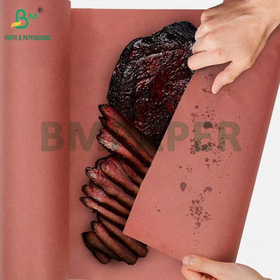 60gm màu hồng không sáp Butcher BBQ giấy cuộn để hút thịt 18' x 175 feet